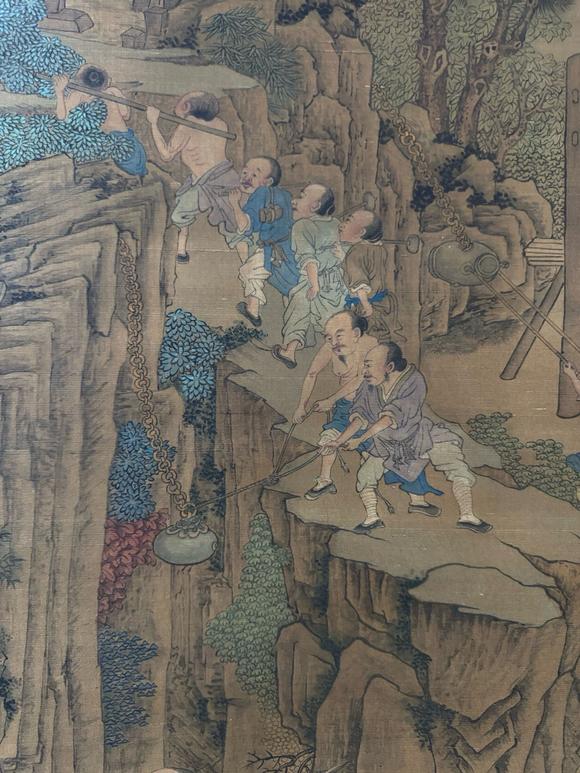日本松町古美禹之鼎 大禹治水圖