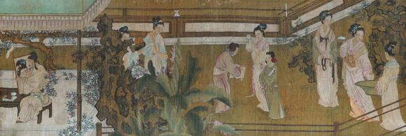 日本松町古美周文矩 傾國(guó)之色百美圖卷