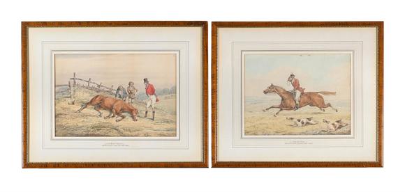 DreweattsHENRY ALKEN THE ELDER (BRITISH 1774-1850), A COLLECTION OF SEVEN HUNTING SCENES