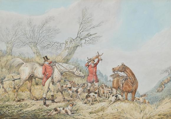DreweattsHENRY ALKEN THE ELDER (BRITISH 1774-1850), A COLLECTION OF SEVEN HUNTING SCENES
