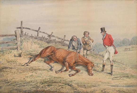 DreweattsHENRY ALKEN THE ELDER (BRITISH 1774-1850), A COLLECTION OF SEVEN HUNTING SCENES