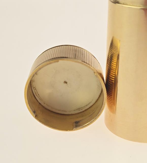 Auktionshaus BlankGolddose - Gelbgold 585/000 (14 K), zylindrische Wandung mit Schraub