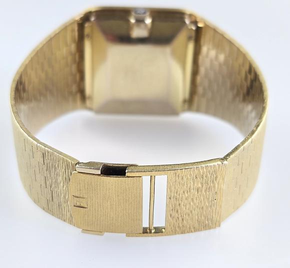 Auktionshaus BlankLuxus-Herrenarmbanduhr mit Diamantbesatz EBEL - Jumbo, 1970er Jahre,