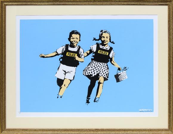 RoseberysBanksy,?
British, b.1974-?

Jack and Jill, 2005;?

screenprint on