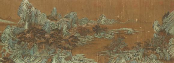 You Need  趙伯駒 萬裏江山圖卷  絹本 