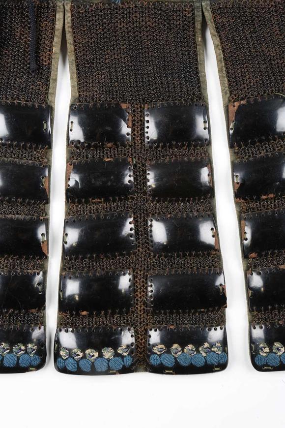 TooveysA scarce Japanese kusari dou or upper body armour, Edo perio