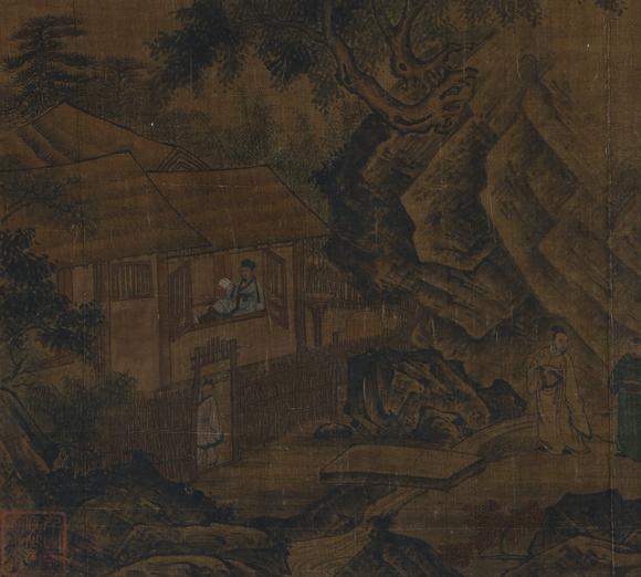 You Need佚名 山水人物圖 鏡片