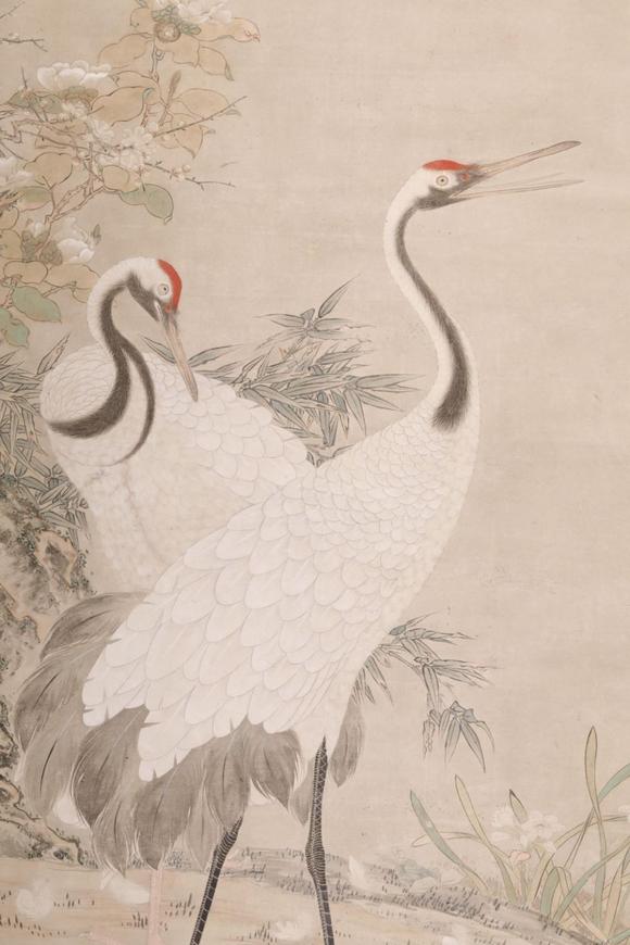 東京SAKURA拍賣（東京櫻花拍賣）童衡 雙鶴圖