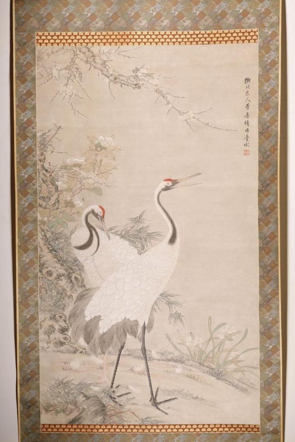 東京SAKURA拍賣（東京櫻花拍賣）童衡 雙鶴圖