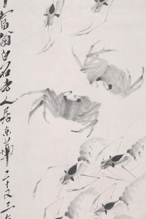 東京SAKURA拍賣（東京櫻花拍賣）齊白石 蝦螃蟹