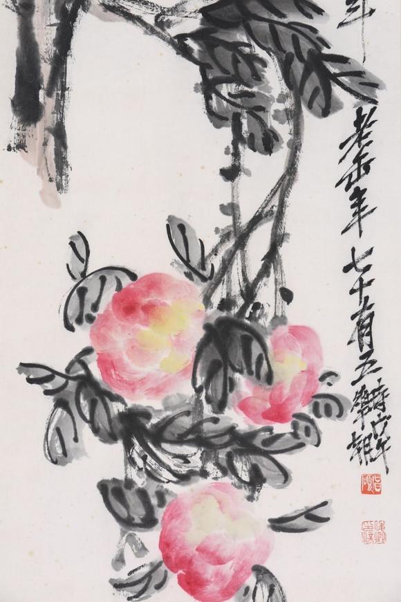 東京SAKURA拍賣（東京櫻花拍賣）吳昌碩 花卉
