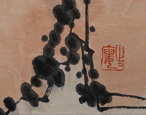 吉本株式會(huì)社潘天壽 雄鷹圖 紙本立軸