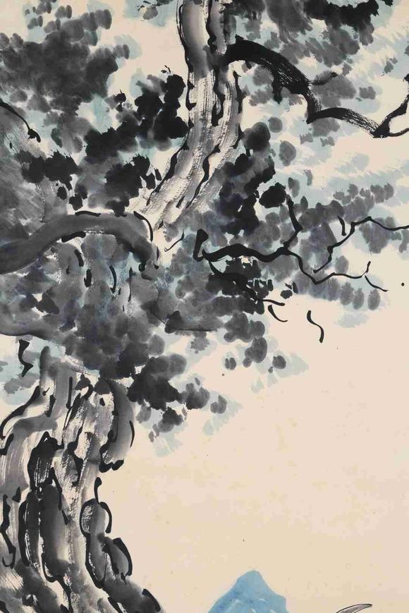 日本松町古美徐悲鴻 仙鶴圖