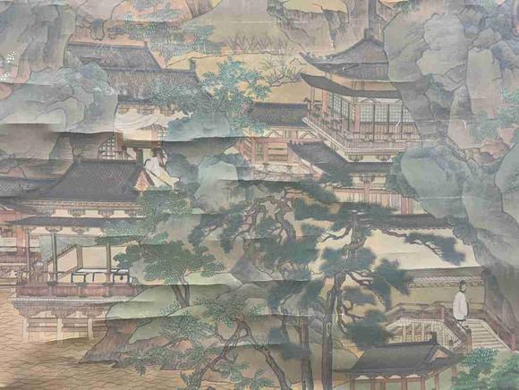 日本松町古美趙孟頫 春山泛舟圖
