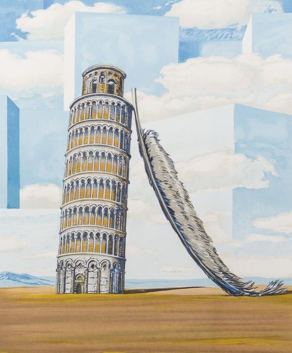 Coronari Auctions BVRene Magritte (1898-1967, after): 'Souvenir de voyage', lithograph in colours, ed. 162/275, dated 2011