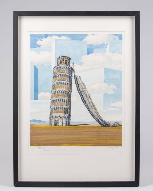 Coronari Auctions BVRene Magritte (1898-1967, after): 'Souvenir de voyage', lithograph in colours, ed. 162/275, dated 2011