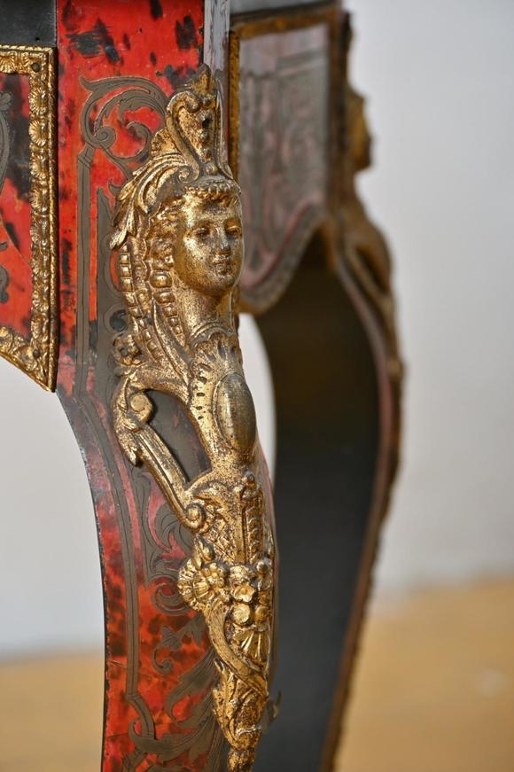 Loeckx AuctioneersGaming table with Boulle work, Napoleon III (*)…