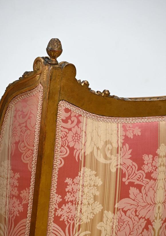 Loeckx AuctioneersA pair of Louis XVI style bergère armchairs…