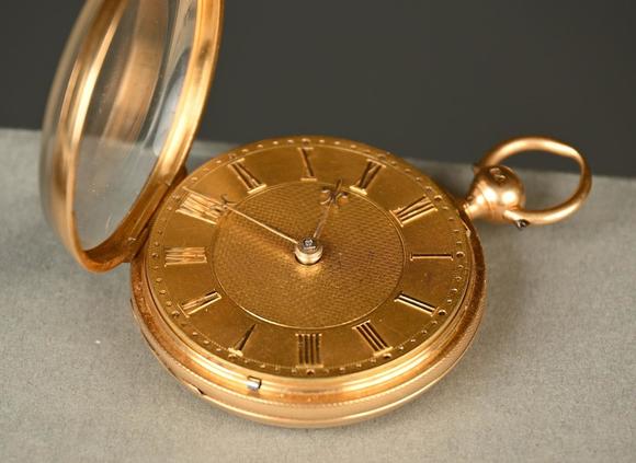Loeckx AuctioneersGold pocket watch ‘regulator’, 19th century (18 ca…