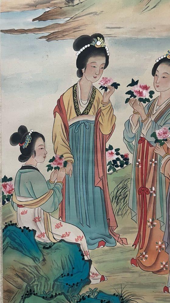 日本松町古美吳湖帆 人物圖