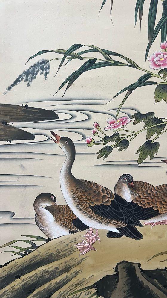 日本松町古美陳之佛 花鳥圖