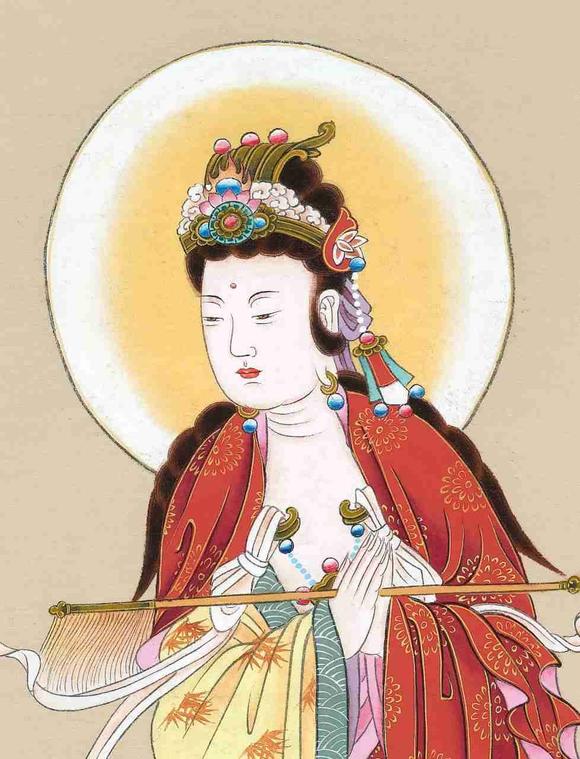 日本松町古美張大千 大士像 附出版