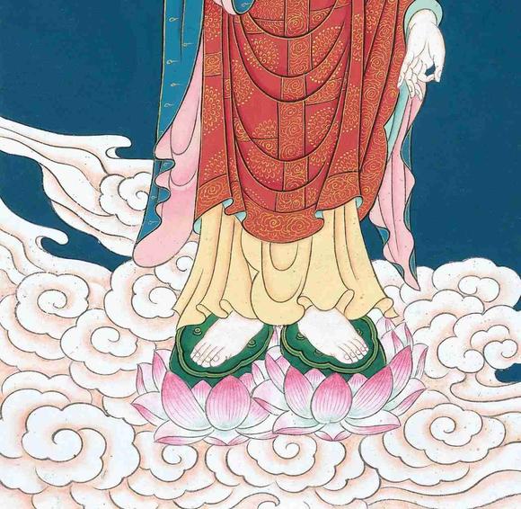 日本松町古美張大千 釋迦摩尼像 附出版