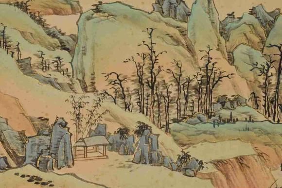 日本松町古美張大千 秋為人清 附出版