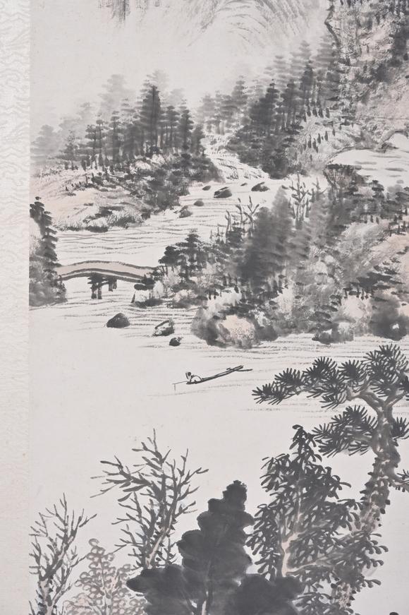 三杉美術(shù)胡佩衡 湖中獨(dú)釣