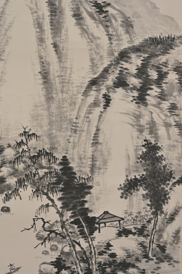 三杉美術(shù)李鼎遺 山水