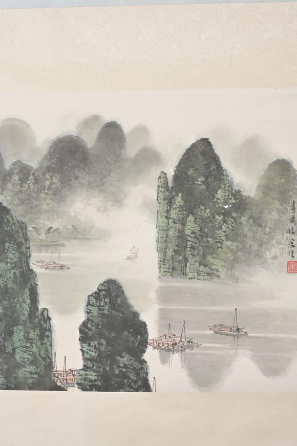 三杉美術(shù)宋滌 灕江山水