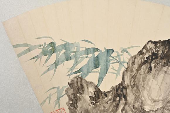 三杉美術(shù)朱梅邨 竹石圖