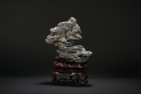 三杉美術清 英石擺件