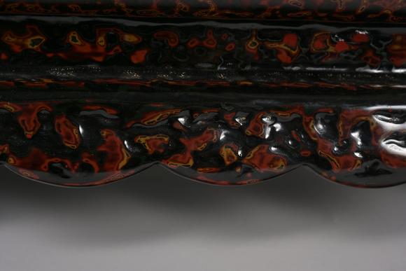 三杉美術(shù)大漆小茶幾