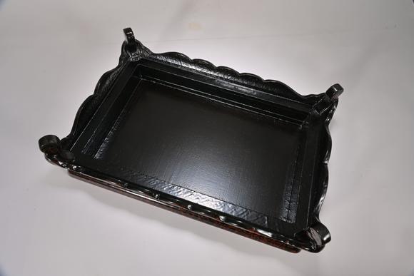 三杉美術(shù)大漆小茶幾