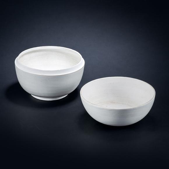 三杉美術(shù)宋 定窯捧盒