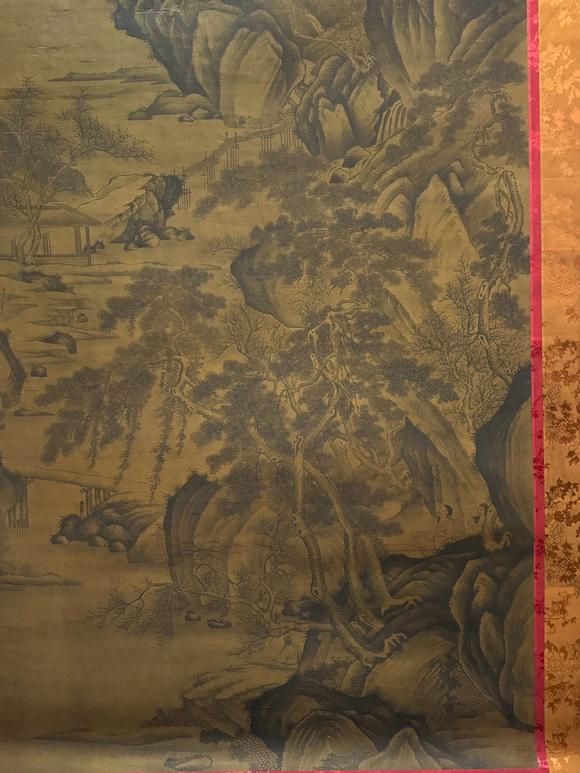 日本松町古美唐寅 溪山訪友圖