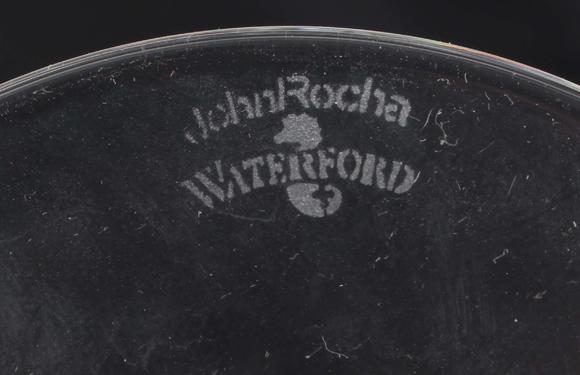 TooveysA part suite of Waterford Geo Oden pattern glasses, designed by John