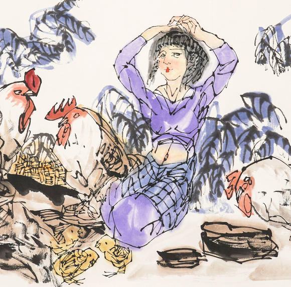 中鴻信于志學(xué) （b.1935） 金雞唱曉