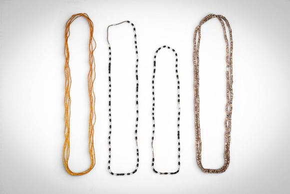 Apollo Art AuctionsCa. late 19th - early 20th century AD. >
A group comprising four necklaces of varying lengths, st