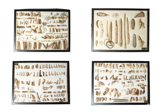 Apollo Art AuctionsCa. late 19th - early 20th century AD. >
A collection comprising three framed groups of tradition
