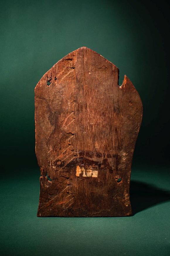 Apollo Art AuctionsCa. 17th century AD. >
A carved wooden figure depicting the goddess Varahi, shown seated frontall