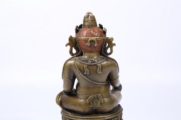 千葉大和合金銅黃財(cái)神造像