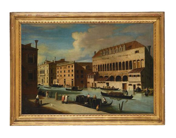 DreweattsJACOPO FABRIS (ITALIAN CIRCA 1689-1761), VIEW OF THE GRAND CANAL WITH THE FONDACO DEI TURCHI
