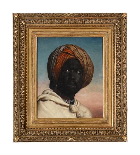 Dreweatts? CIRCLE OF HORACE VERNET (FRENCH 1789-1863), PORTRAIT OF A MOOR, WEARING A TURBAN