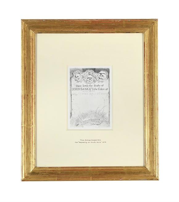DreweattsTHOMAS SIDNEY COOPER (BRITISH 1803-1902), REPOSING ON GOD'S ACRE, TOGETHER WITH A SKETCH (2)