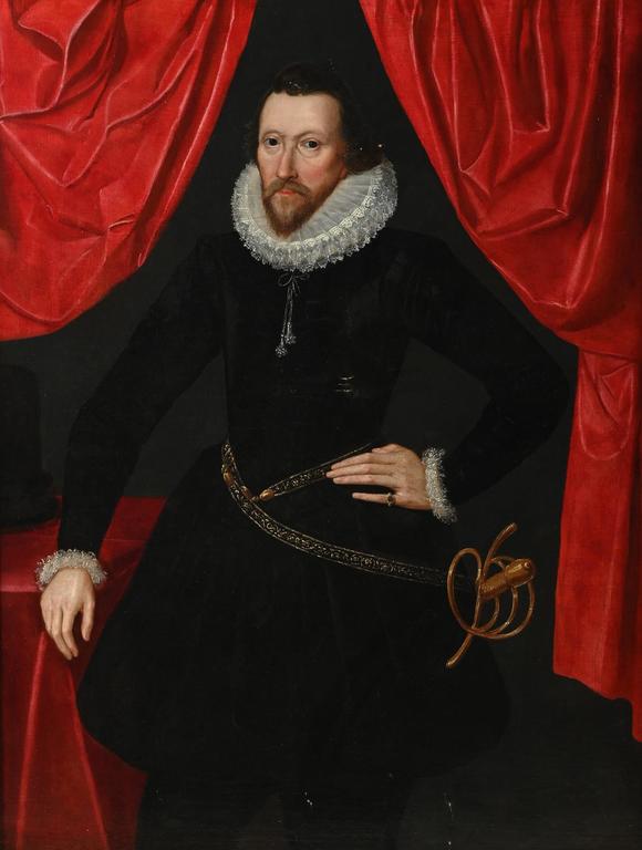DreweattsCIRCLE OF MARCUS GHEERAERTS THE YOUNGER (FLEMISH 1561-1635), PORTRAIT OF A GENTLEMAN