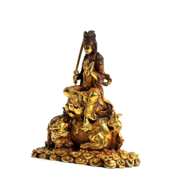 Bertolami Fine ArtFigure of Bodhisattva Manjushri, China