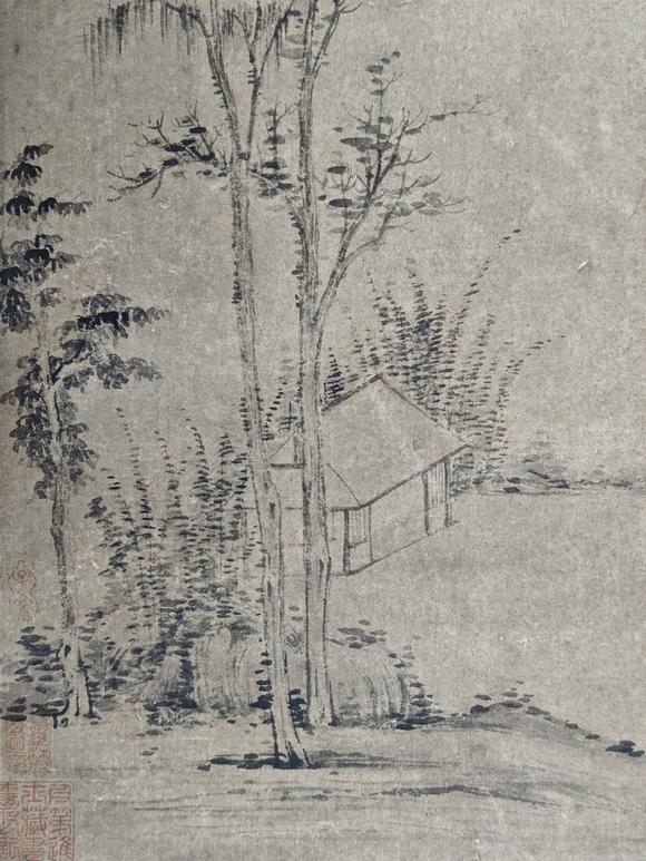 京都粵盛美術(shù)倪瓚/山水