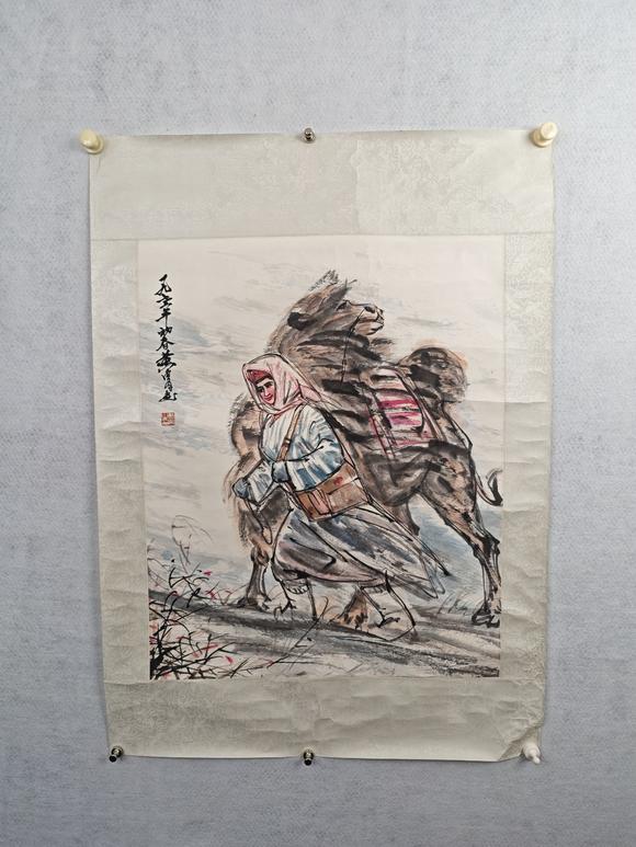 京都粵盛美術(shù)黃胄/風(fēng)雪出診